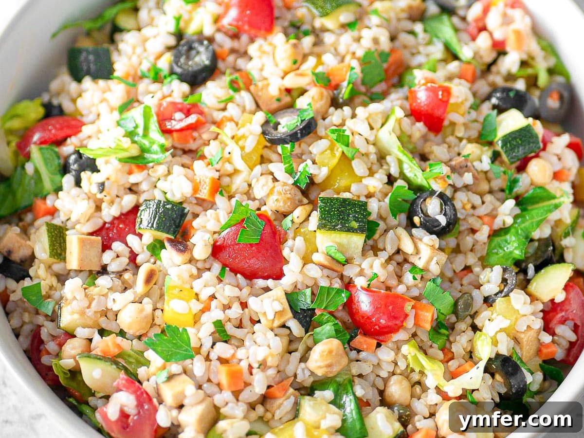 Golden Honey Mustard Bliss 12 Easy rice salad, a perfect canvas for honey mustard dressing