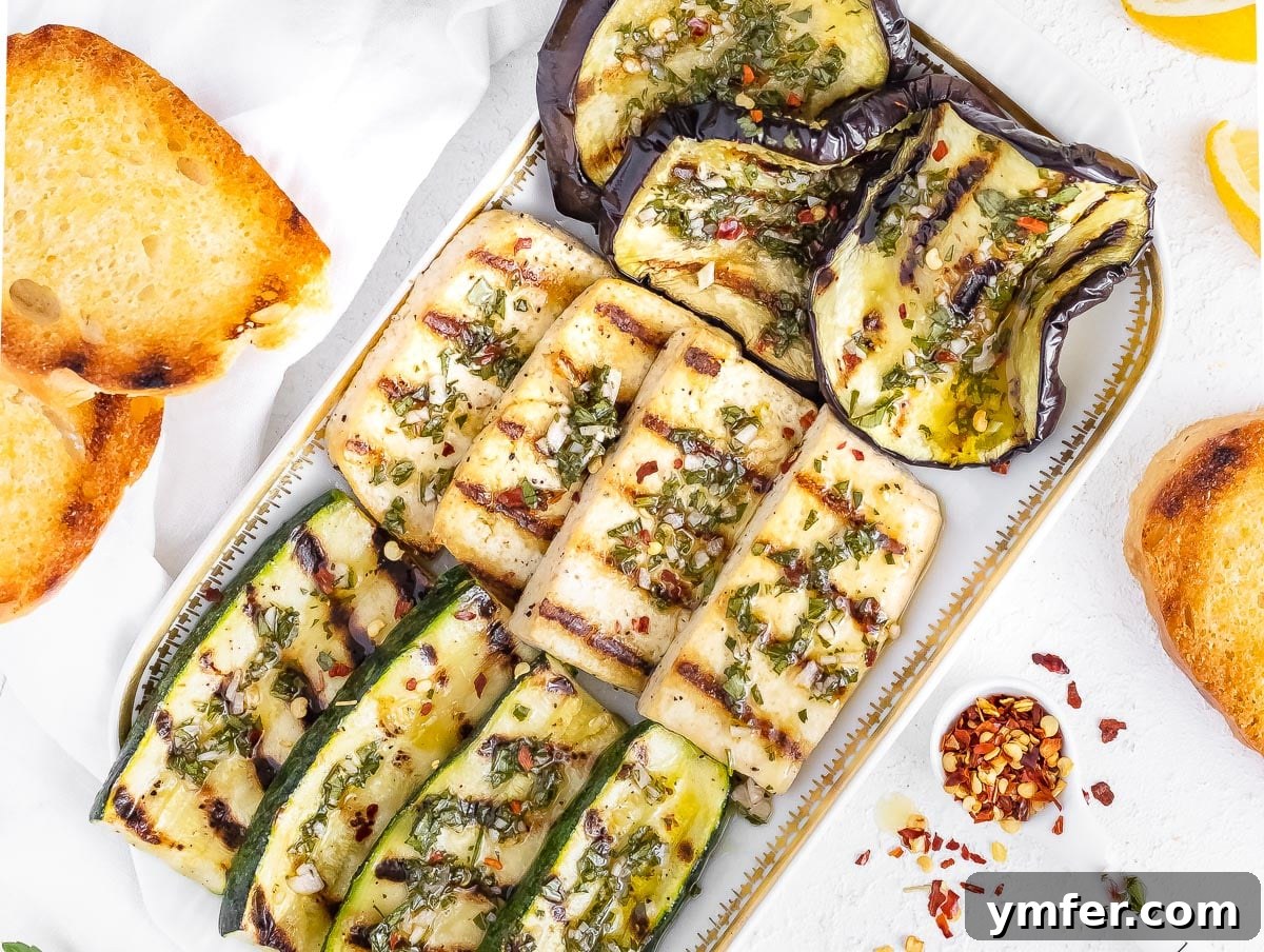 Perfectly Charred Zucchini 13 grilled vegetables and tofu