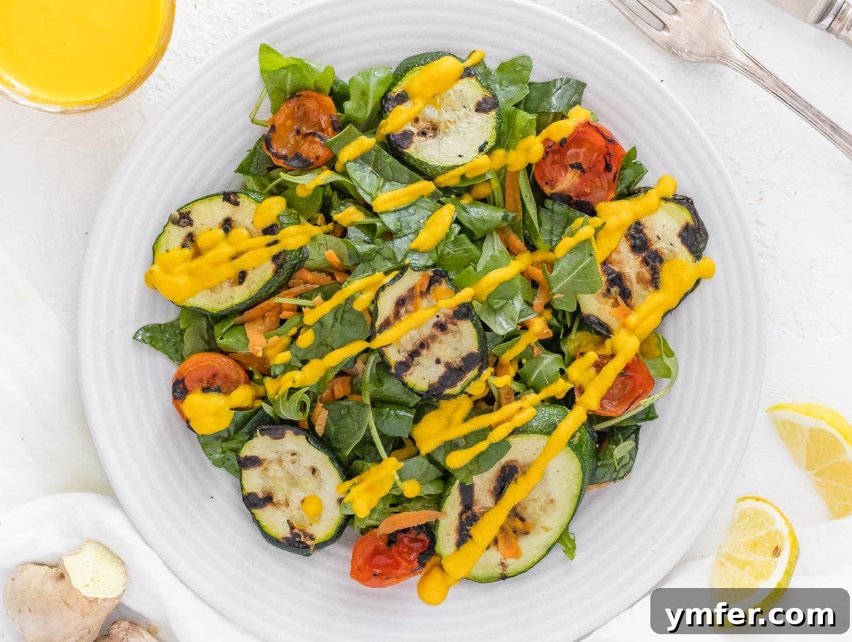 Perfectly Charred Zucchini 16 grilled zucchini salad with carrot ginger dressing