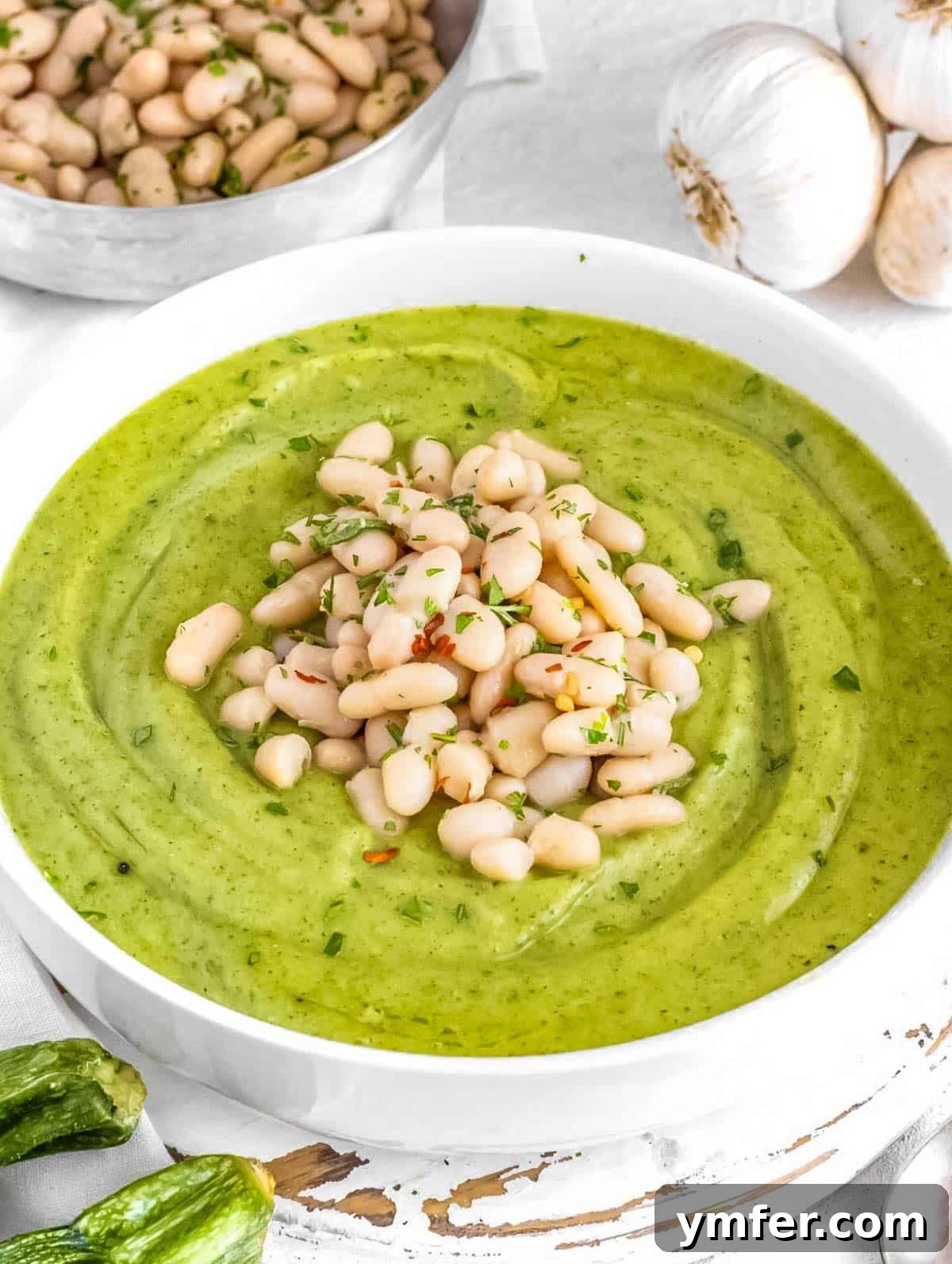 Creamy Zucchini Bliss 2 Creamy Zucchini Soup - A delicious and healthy summer recipe.
