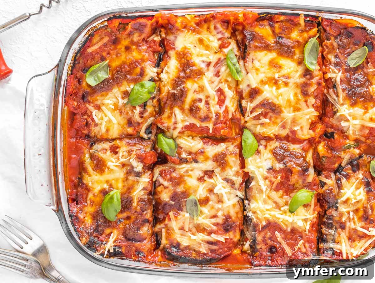 Rustic Marinara 18 8 portions of parmigiana in the baking dish