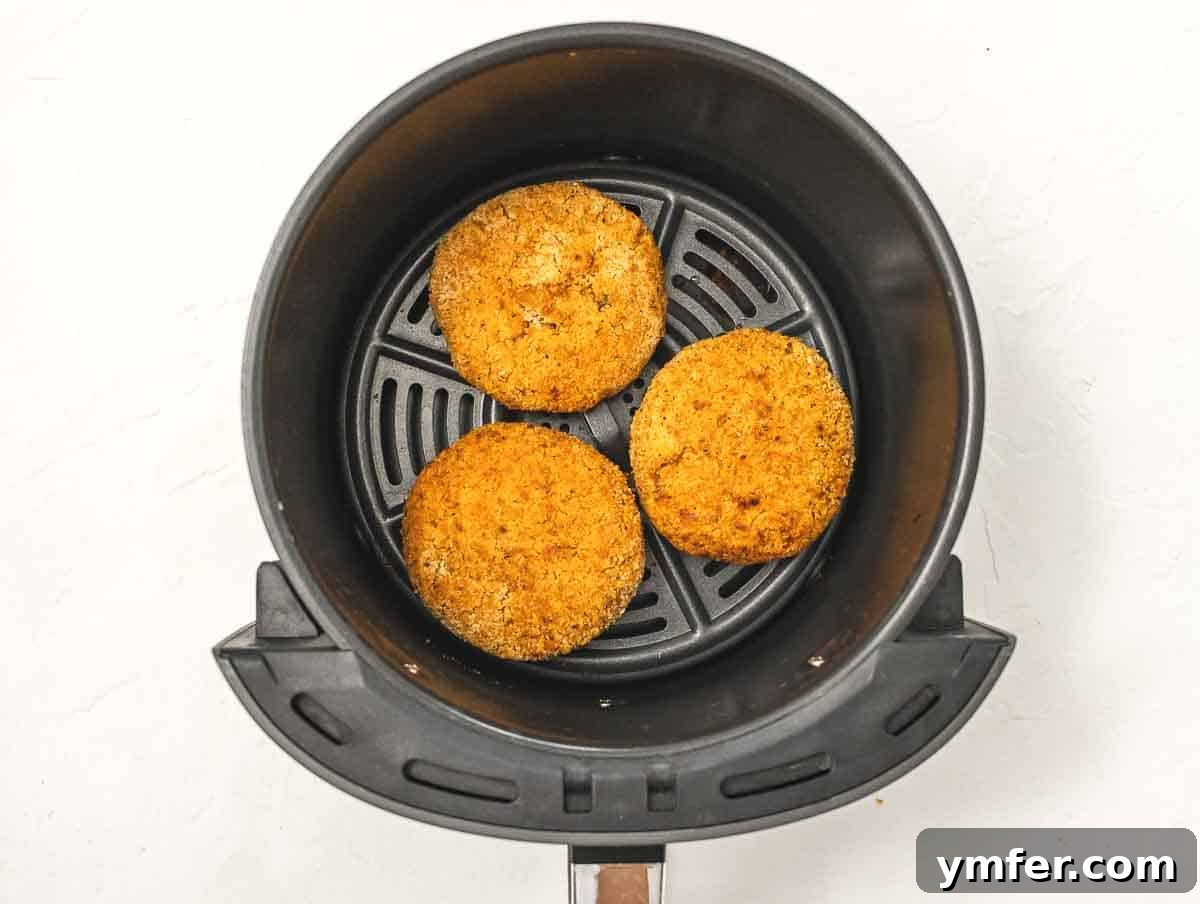 Arancini 13 Air-fried risotto cakes plated and ready to serve.