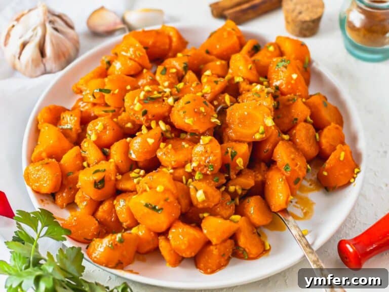 Moroccan Spiced Carrot Salad 9 Moroccan carrot salad with pistachios.