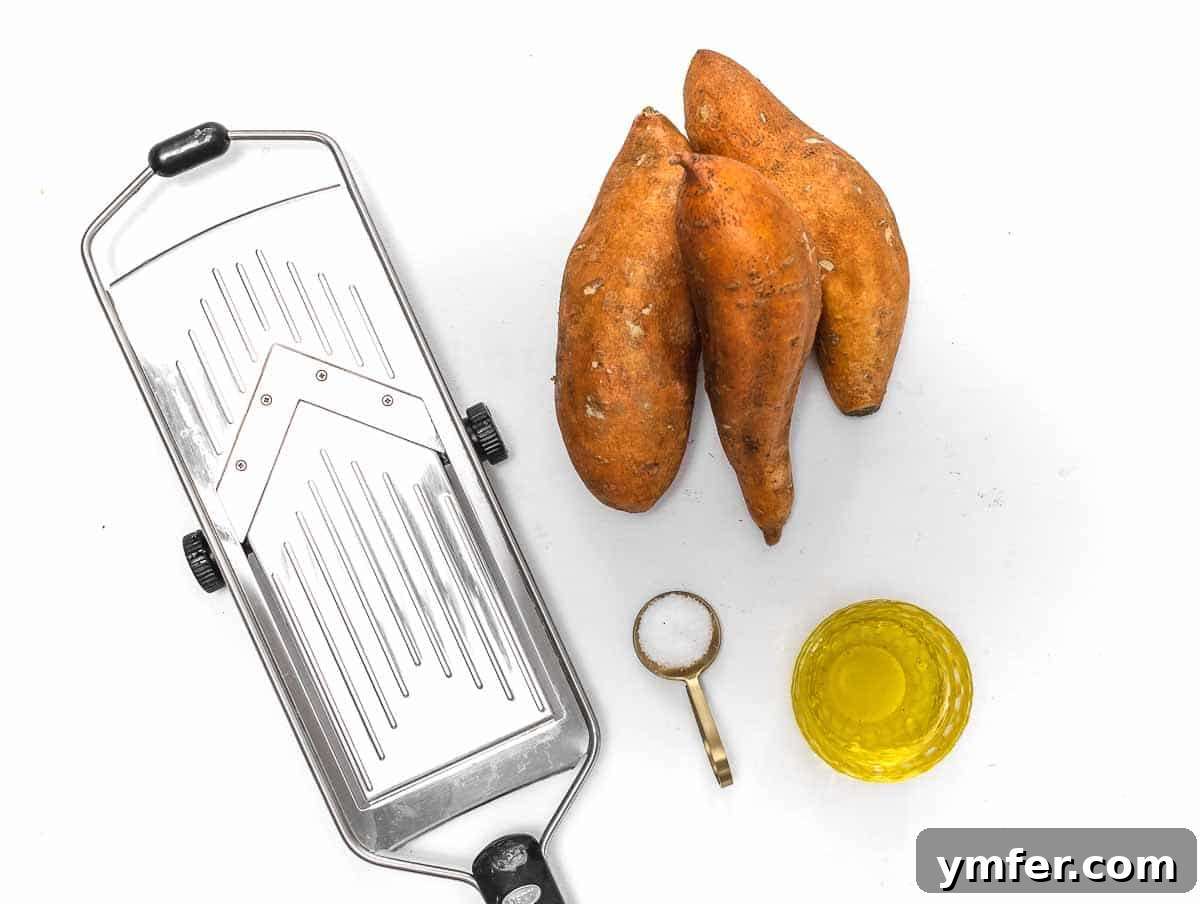 Artisan Sweet Potato Crisps 4 ingredients for sweet potato chips