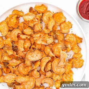 Artisan Sweet Potato Crisps 19 oil-free sweet potato chips