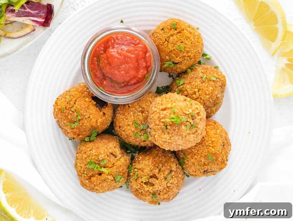 Creamy Butternut Squash Risotto 15 Classic Italian rice balls (Arancini) served with marinara sauce.