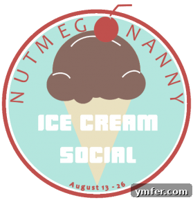 Ice Cream Social - NN Ice Cream Social - Nutmeg Nanny Logo