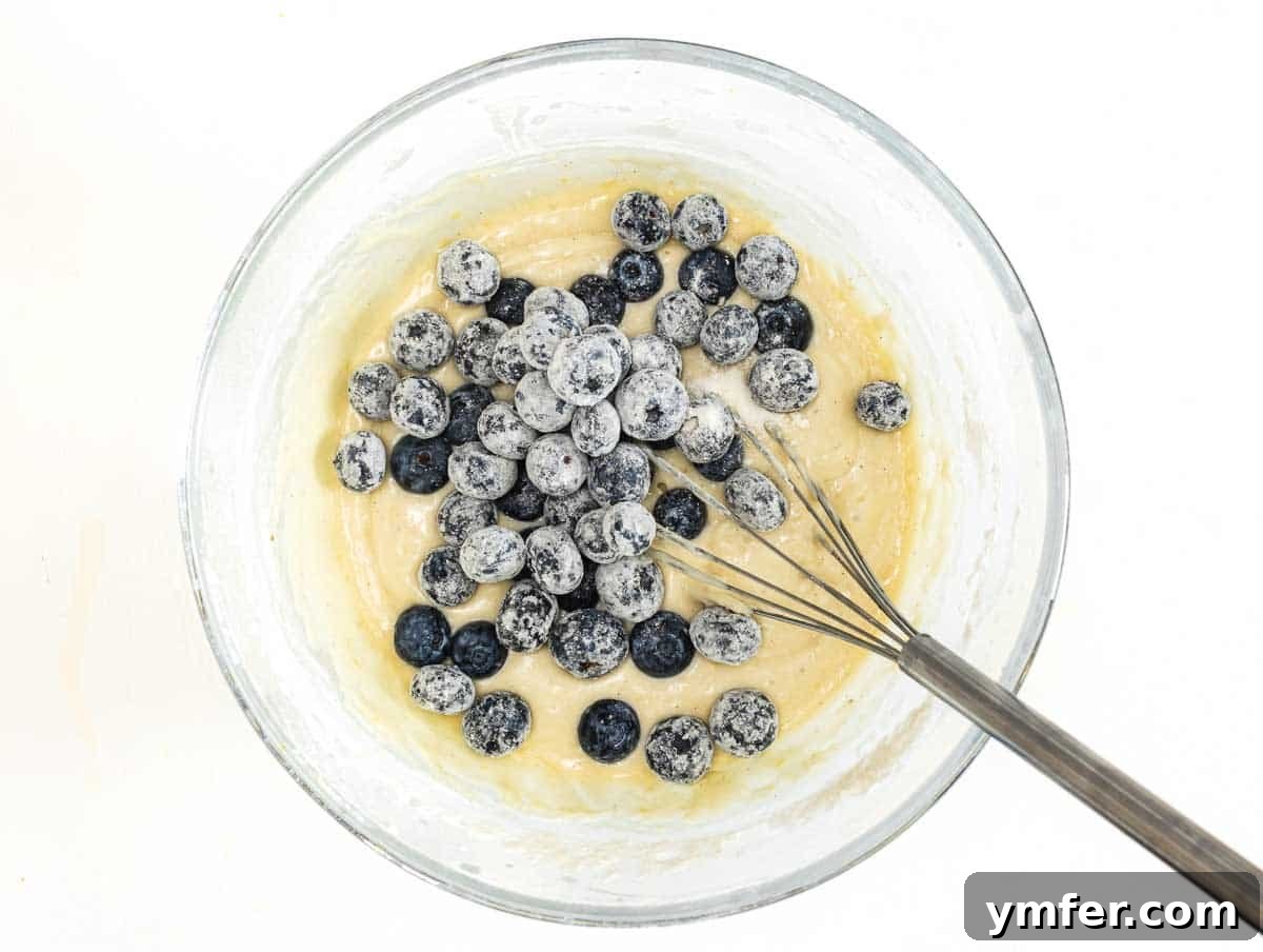 Pure Vegan Blueberry Bliss 7 Blueberries folded into the muffin batter