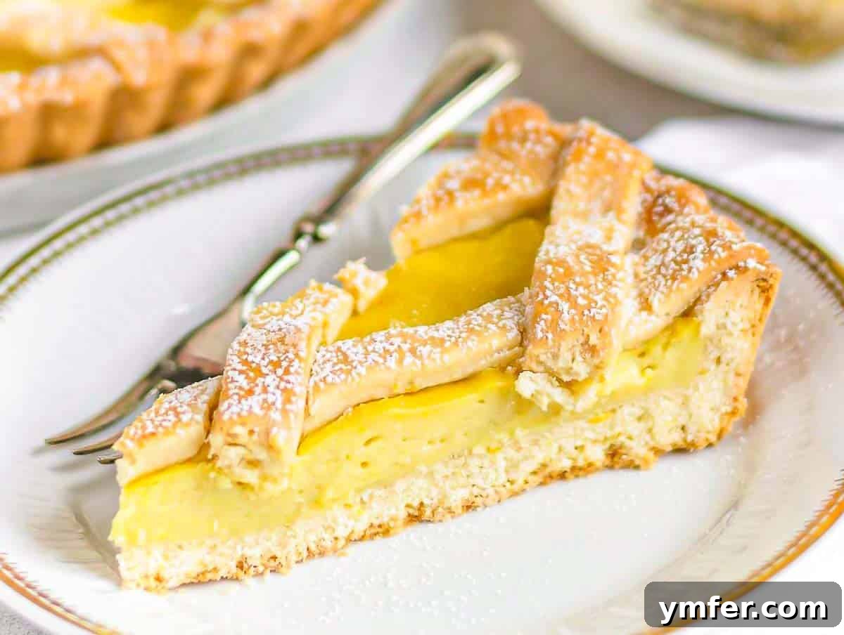 lemon tart, a refreshing citrus dessert
