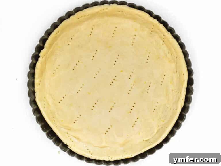 tart base with holes