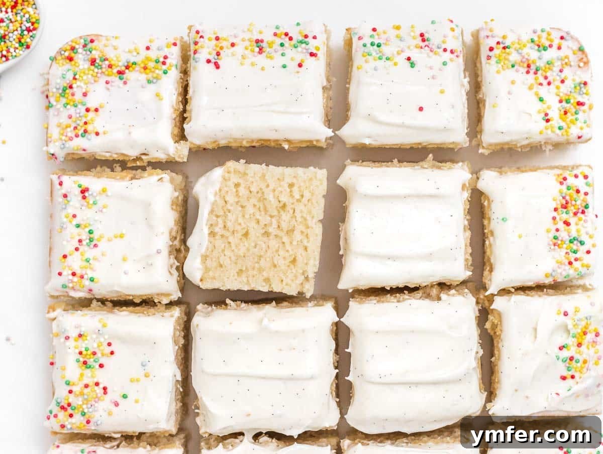 35 Effortless Dessert Delights 8 Easy vanilla cake with frosting, a simple and delicious dessert