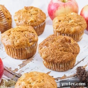 vegan apple muffins