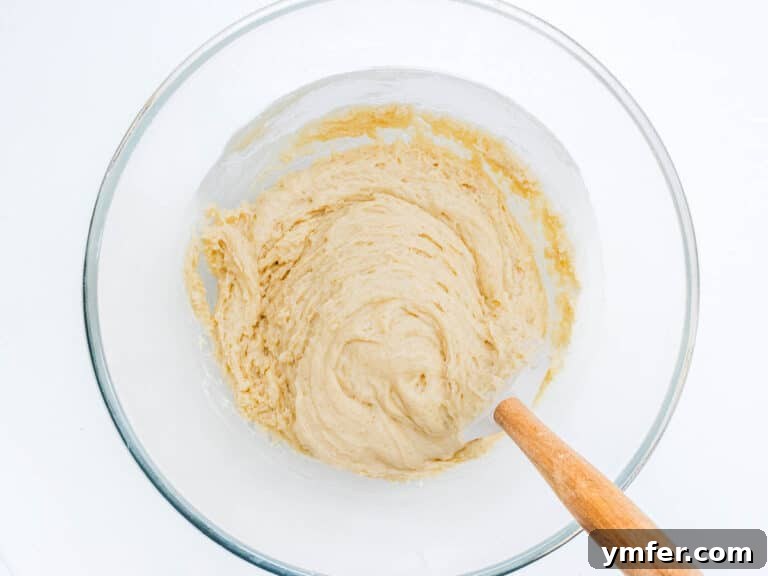 vegan apple muffins batter