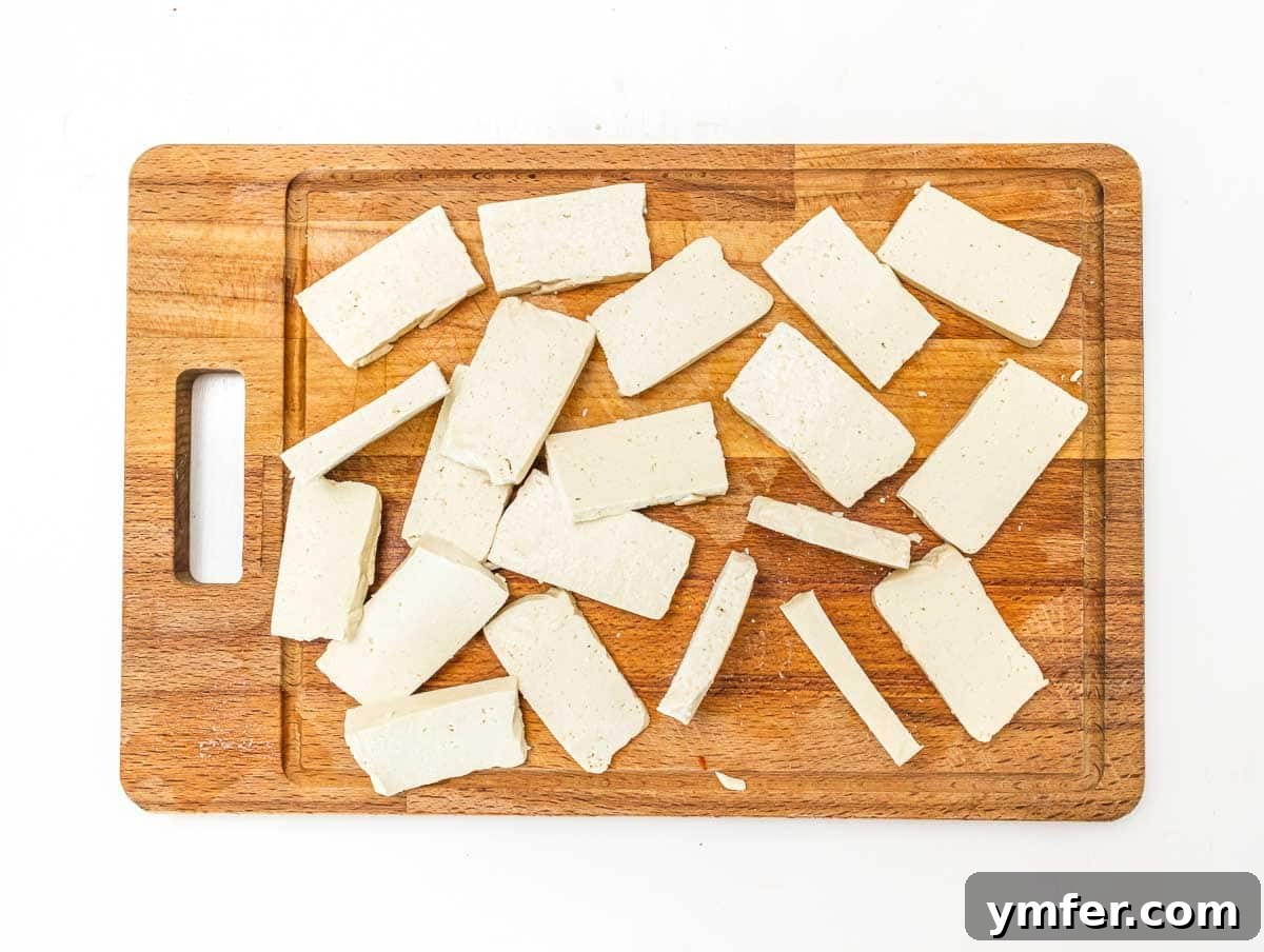 Umami Braised Tofu 7 tofu in slices