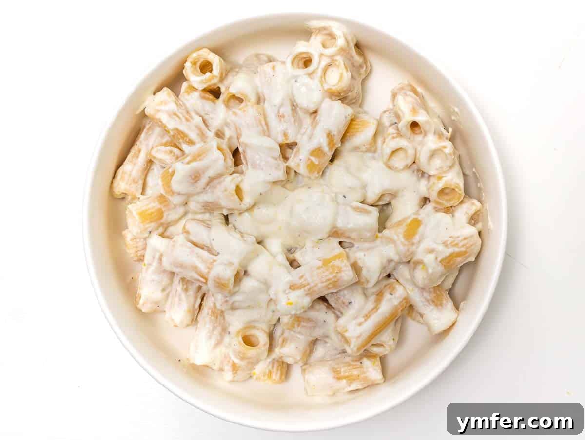 Bright Lemon Pasta 8 rigatoni al limone