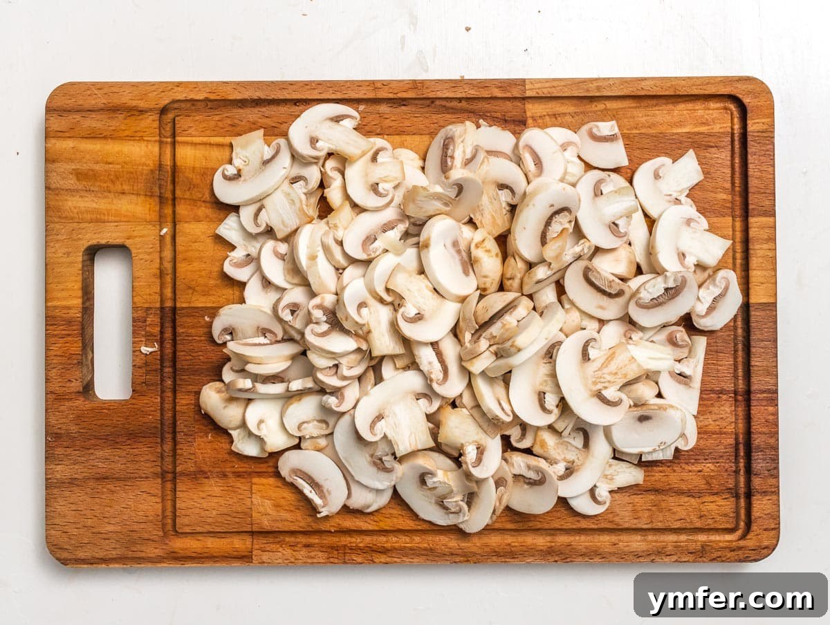 Golden Garlic Mushrooms 7 chopped mushrooms