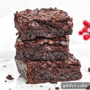 Decadent Plant-Based Brownies 18 vegan brownies