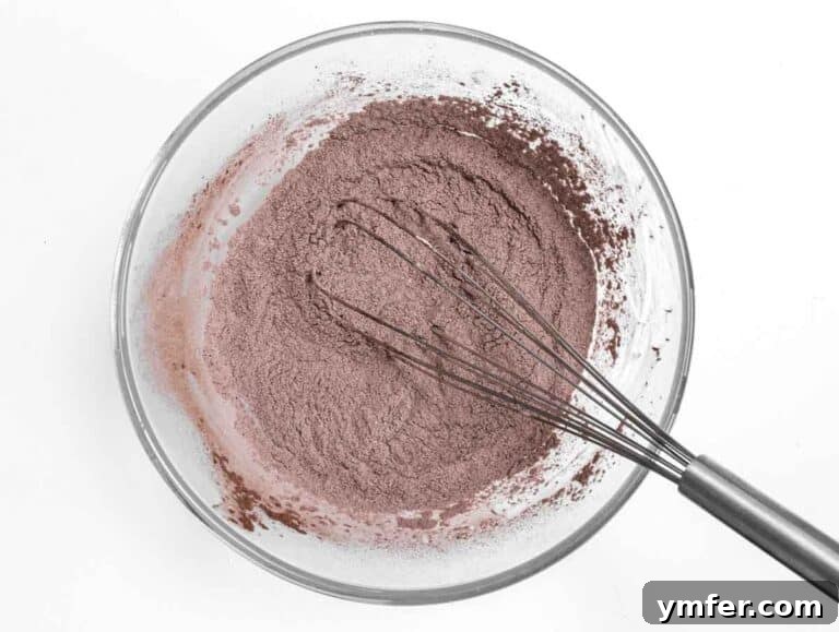 Decadent Chocolate-Coated Doughnuts 15 cacao mix in a glass bowl