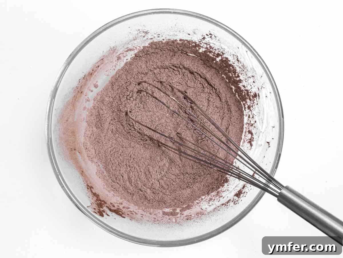 Decadent Chocolate-Coated Doughnuts 6 cacao mix in a glass bowl