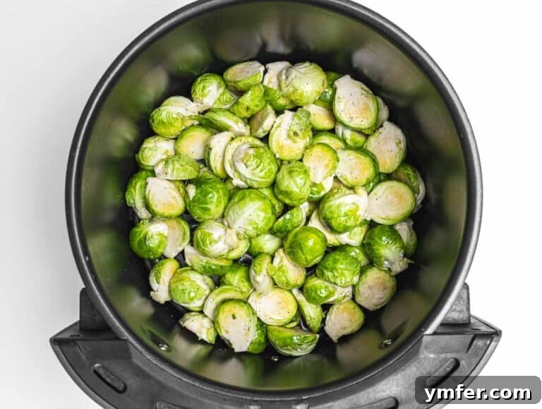 Brussels sprouts in air fryer