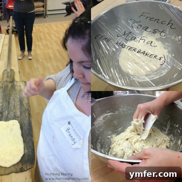Bakers proudly displaying their creations at the King Arthur Flour class