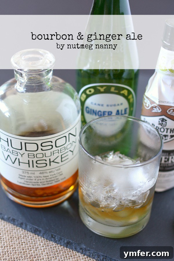 Bourbon and Ginger Ale by Nutmeg Nanny Bourbon and Ginger Ale ingredients.