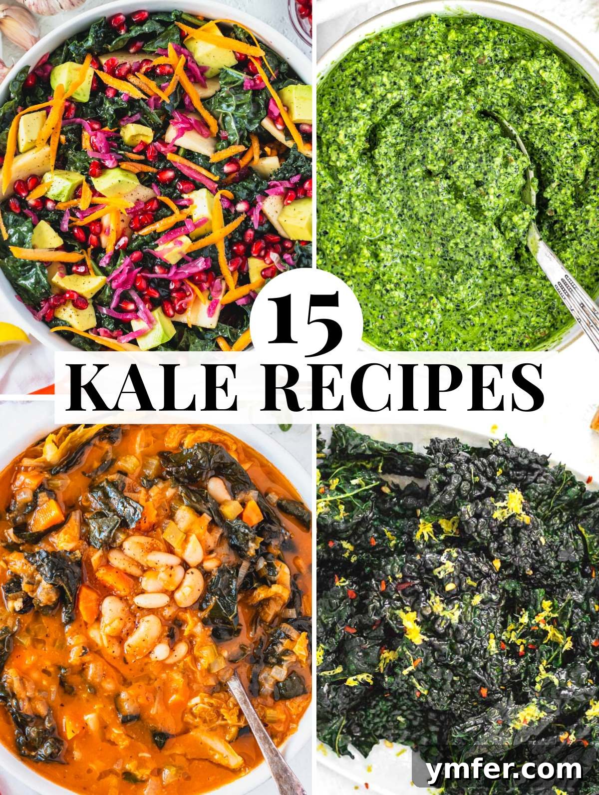 Kale, Simplified 2 Collection of vibrant kale recipes, including salads, soups, and sautéed dishes