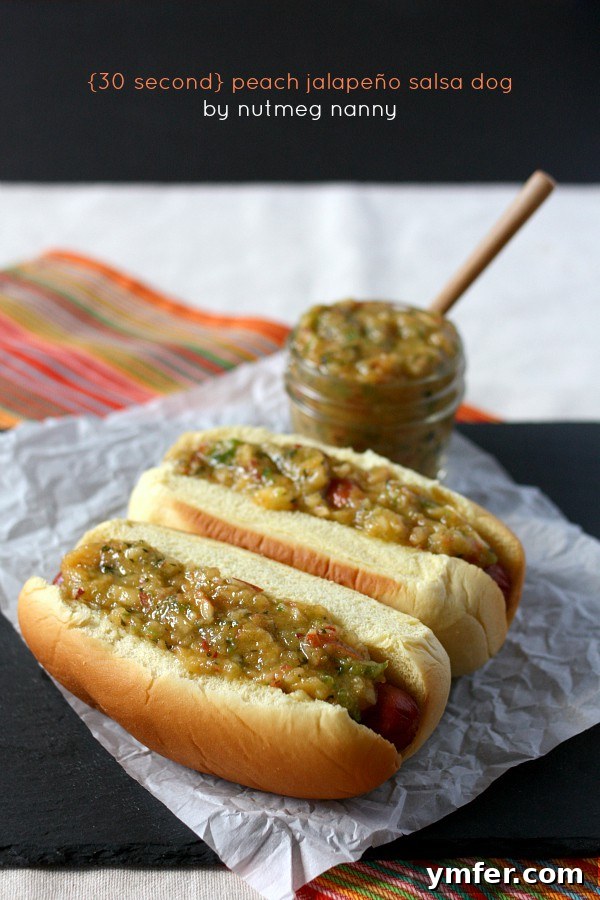 Gourmet Peach Jalapeño Salsa Dog for Summer BBQs Sweet and Spicy Peach Jalapeño Salsa Hot Dog Recipe