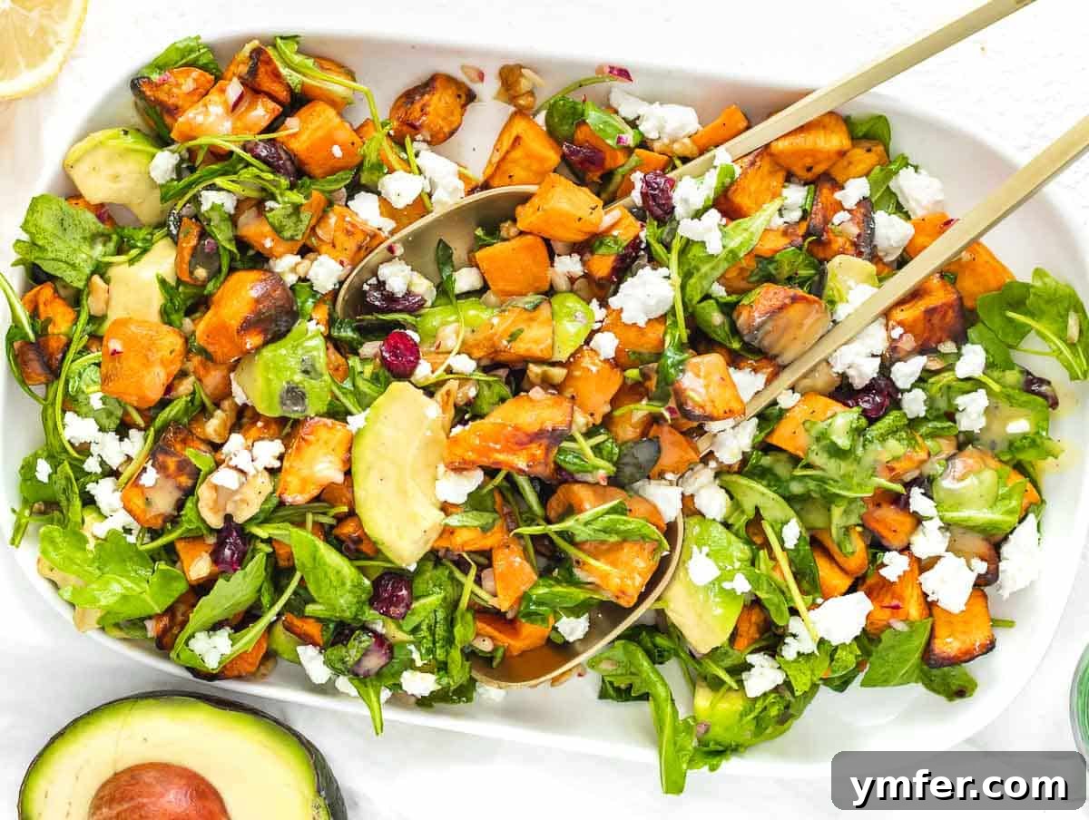 Rucola Rocket Greens with Citrus Vinaigrette 12 Sweet potato salad with arugula and feta cheese