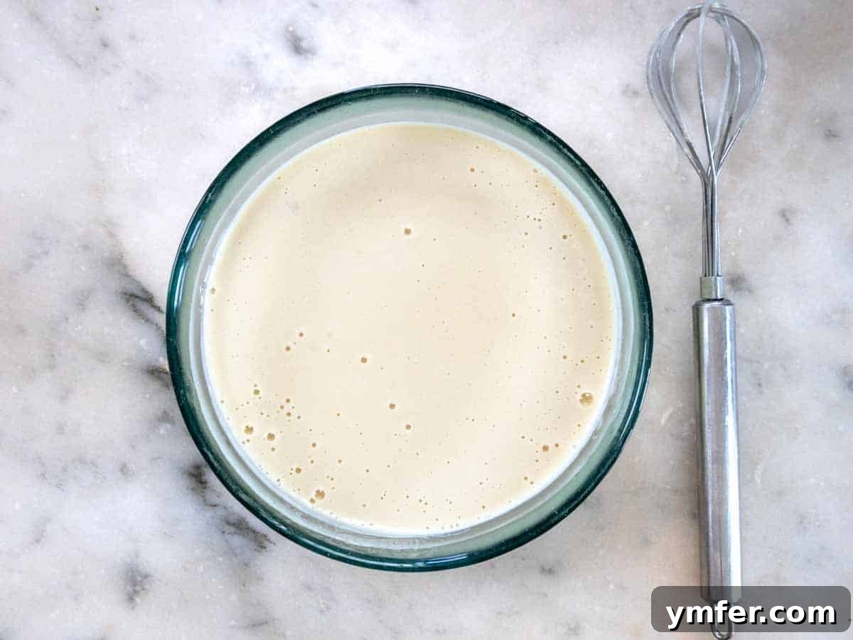 Zesty Tahini Salad 7 Tahini salad sauce in a glass bowl