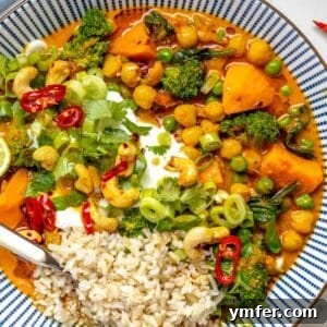 Vegetable curry recipe.