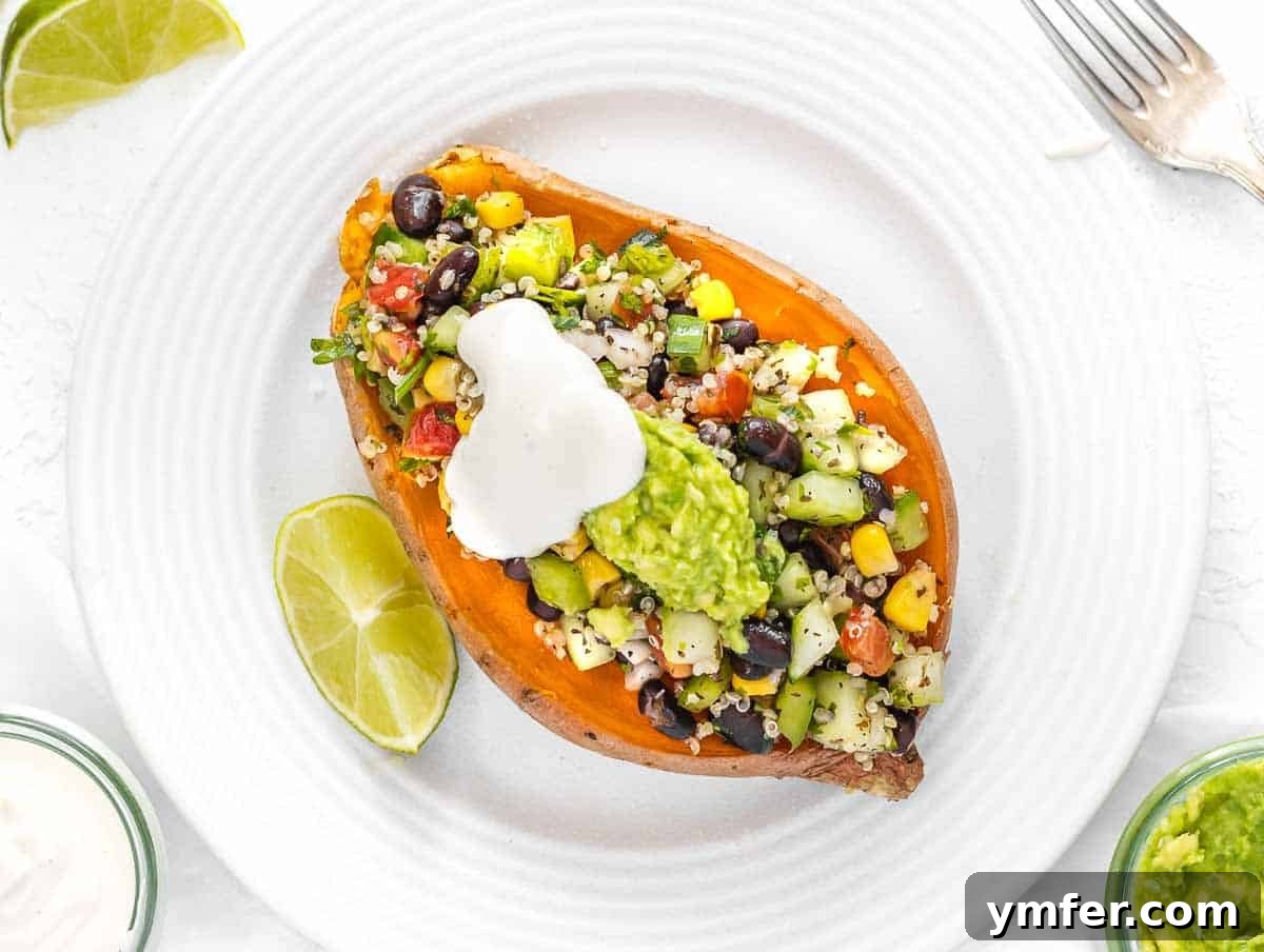 Creamy Tahini Yogurt Sauce 9 Microwave sweet potato topped with couscous salad and yogurt tahini sauce