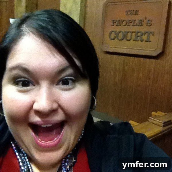 The People's Court TV show set, an exciting fan experience