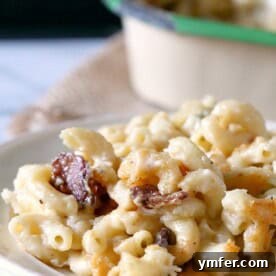Gorgonzola Bacon Mac and Cheese by Nutmeg Nanny