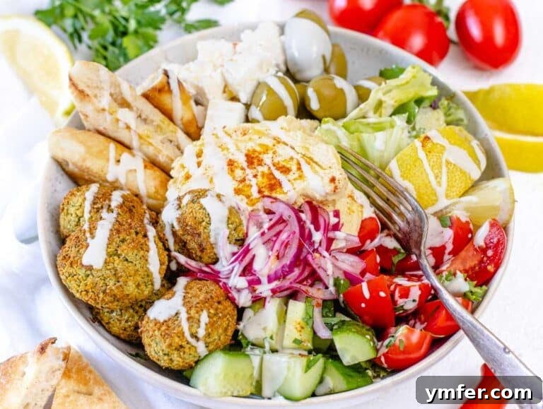 Vibrant Mediterranean Bowl 12 Mediterranean bowl with fork