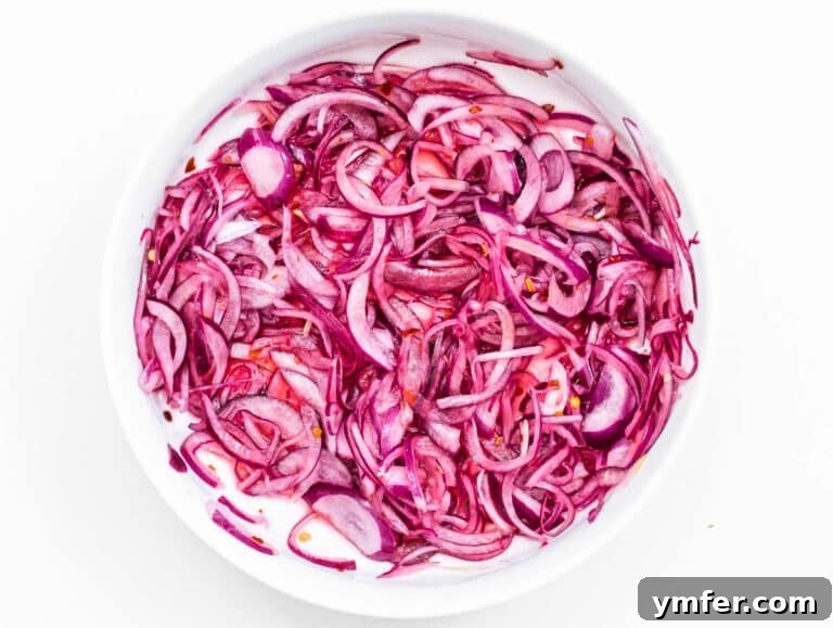 Vibrant Mediterranean Bowl 13 Red onion after marinating