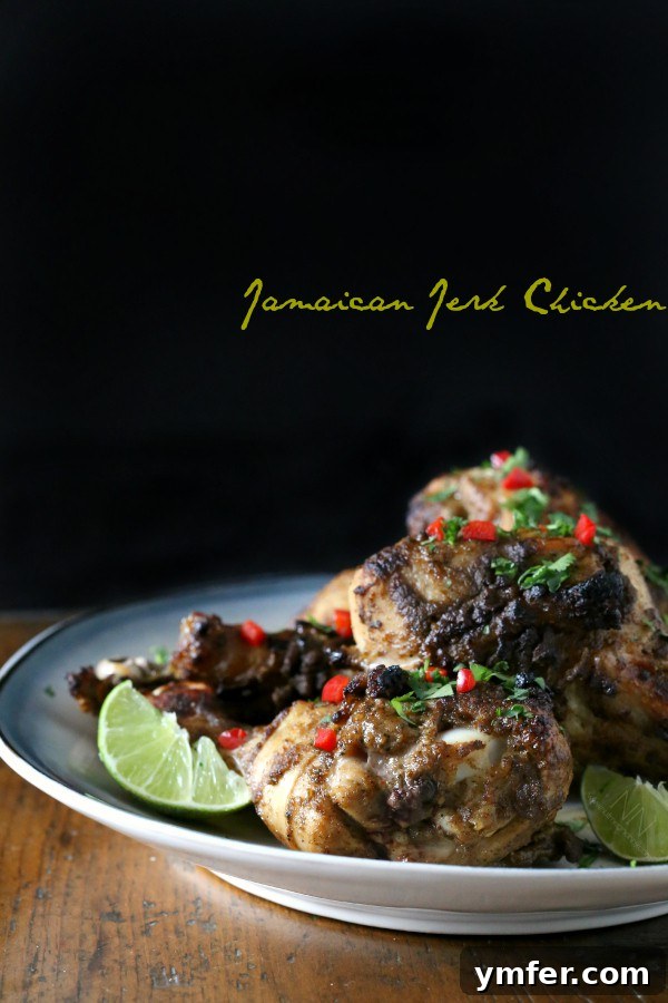 Authentic Jamaican Jerk Chicken 2 Flavorful Jamaican Jerk Chicken, perfectly grilled and seasoned