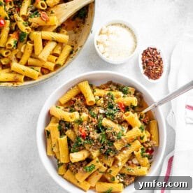 Italian Sausage Kale Pasta