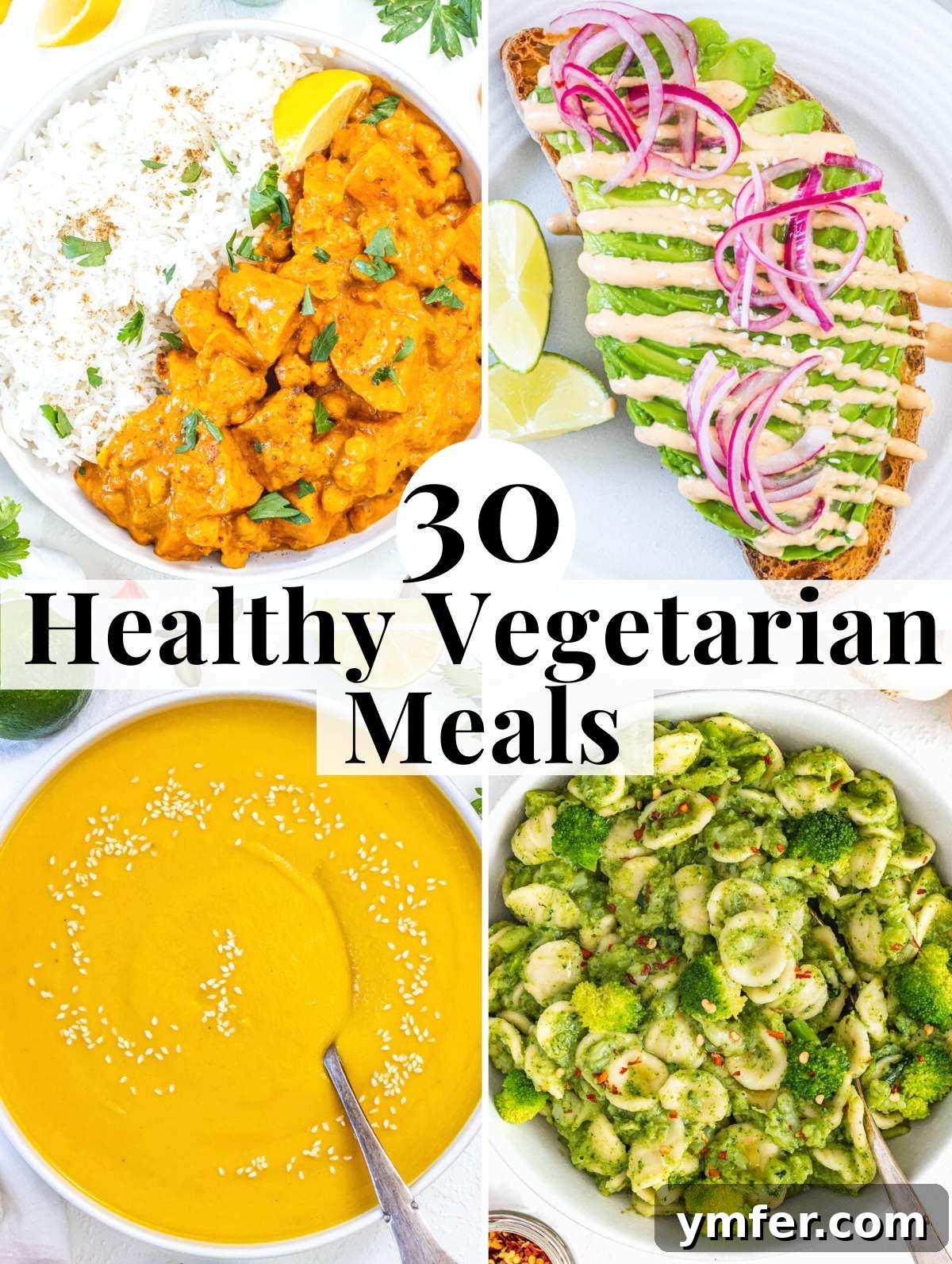 Nourishing Plant Power Meals 2 A vibrant spread of healthy vegetarian meals, emphasizing fresh ingredients