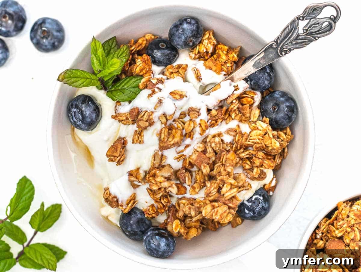 Nourishing Plant Power Meals 29 Crunchy granola served with fresh yogurt and mixed berries