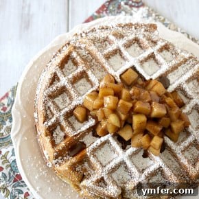 Fluffy Gluten-Free Apple Cinnamon Waffles 2 img 8147 4