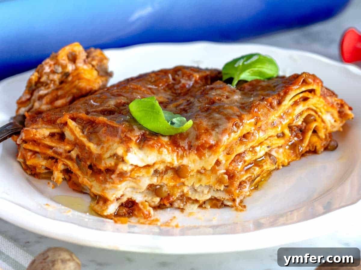 The Ultimate Vegetarian Thanksgiving Feast: 35 Recipes 22 vegetarian lasagna with bechamél and lentil ragu