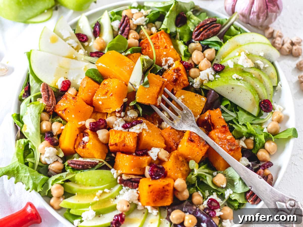 The Ultimate Vegetarian Thanksgiving Feast: 35 Recipes 24 butternut squash salad with green apple