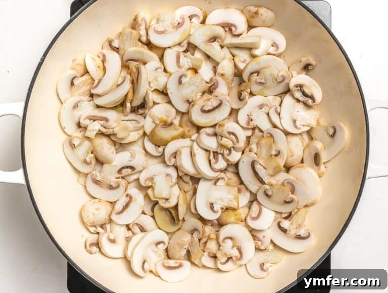 The Ultimate Vegetarian Thanksgiving Feast: 35 Recipes 42 mushrooms in a skillet