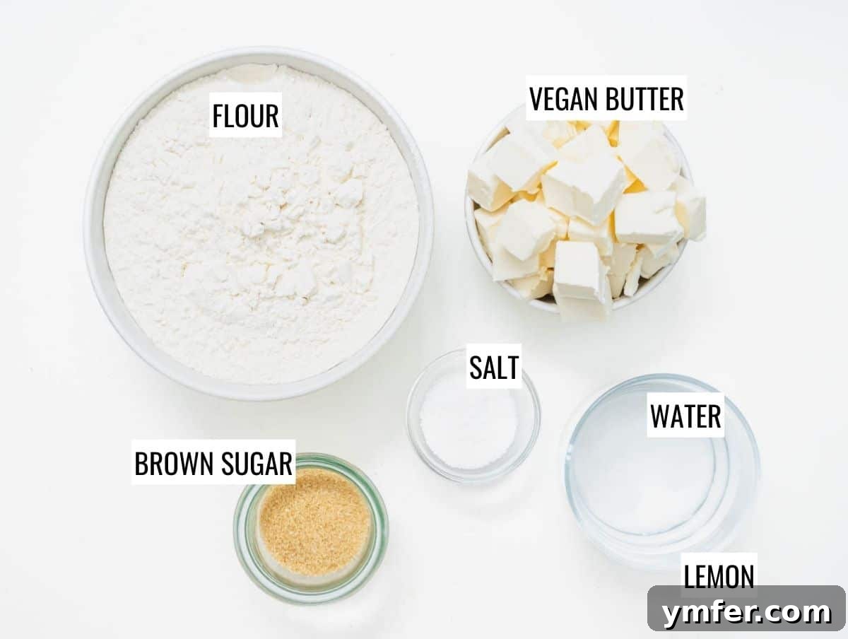 Plant-Based Apple Perfection 4 vegan pie crust ingredients