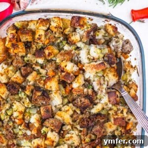 Vegetarian stuffing with silver spoon