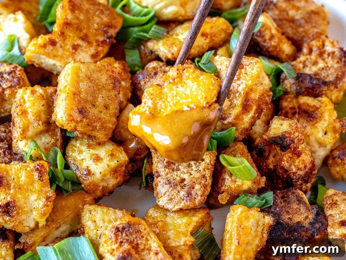 30 Plant-Based Protein Power Meals 26 fried tofu bites dipped in peanut sauce