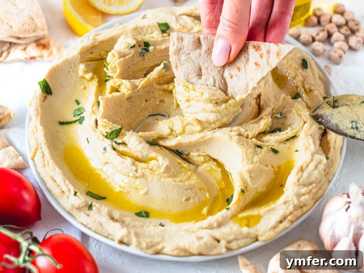 hummus recipe without tahini
