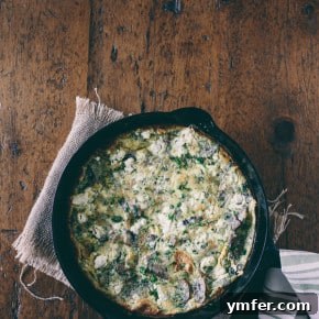 Wild Mushroom, Chèvre, and Garden Herb Frittata 6 img 9133 5