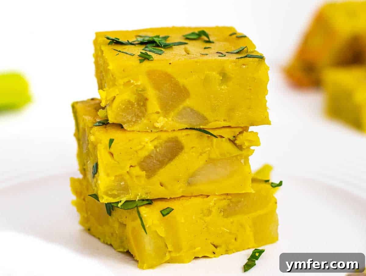 Golden Turmeric Creations 23 Potato frittata on a plate